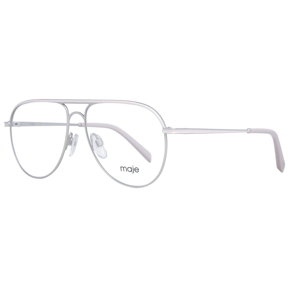Maje Silver Stainless Steel Glasses (Frames) | Regal Royce