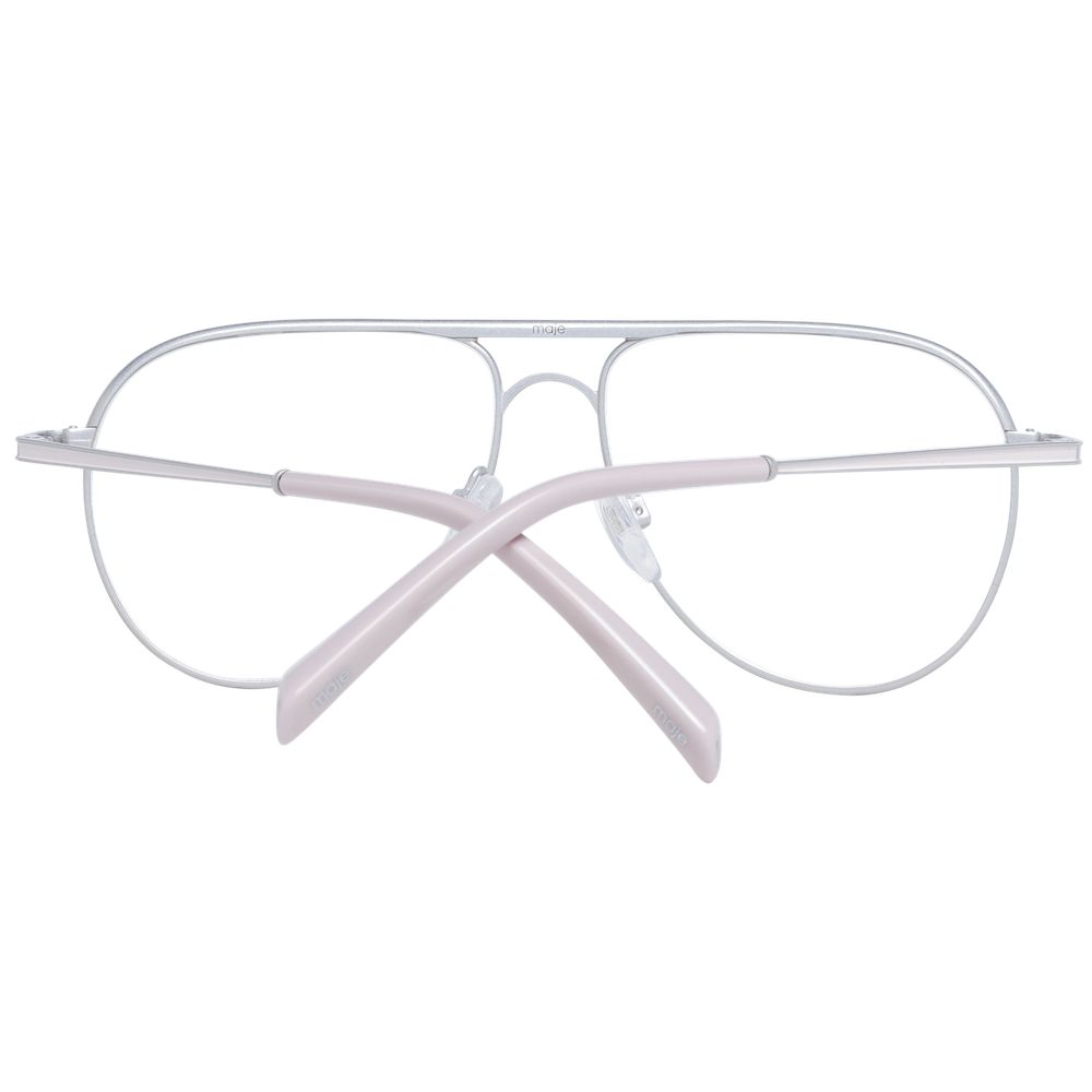 Maje Silver Stainless Steel Glasses (Frames) | Regal Royce