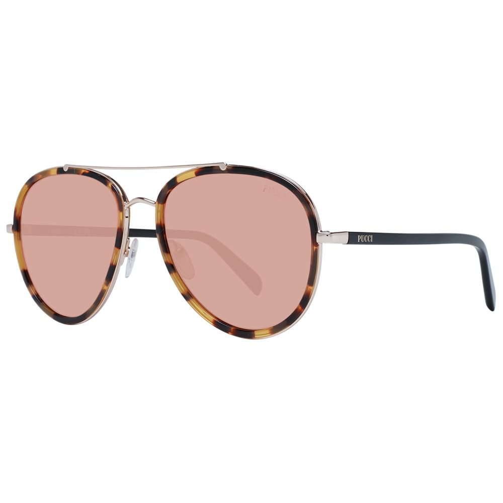 Emilio Pucci Brown Metal Sunglasses | Regal Royce