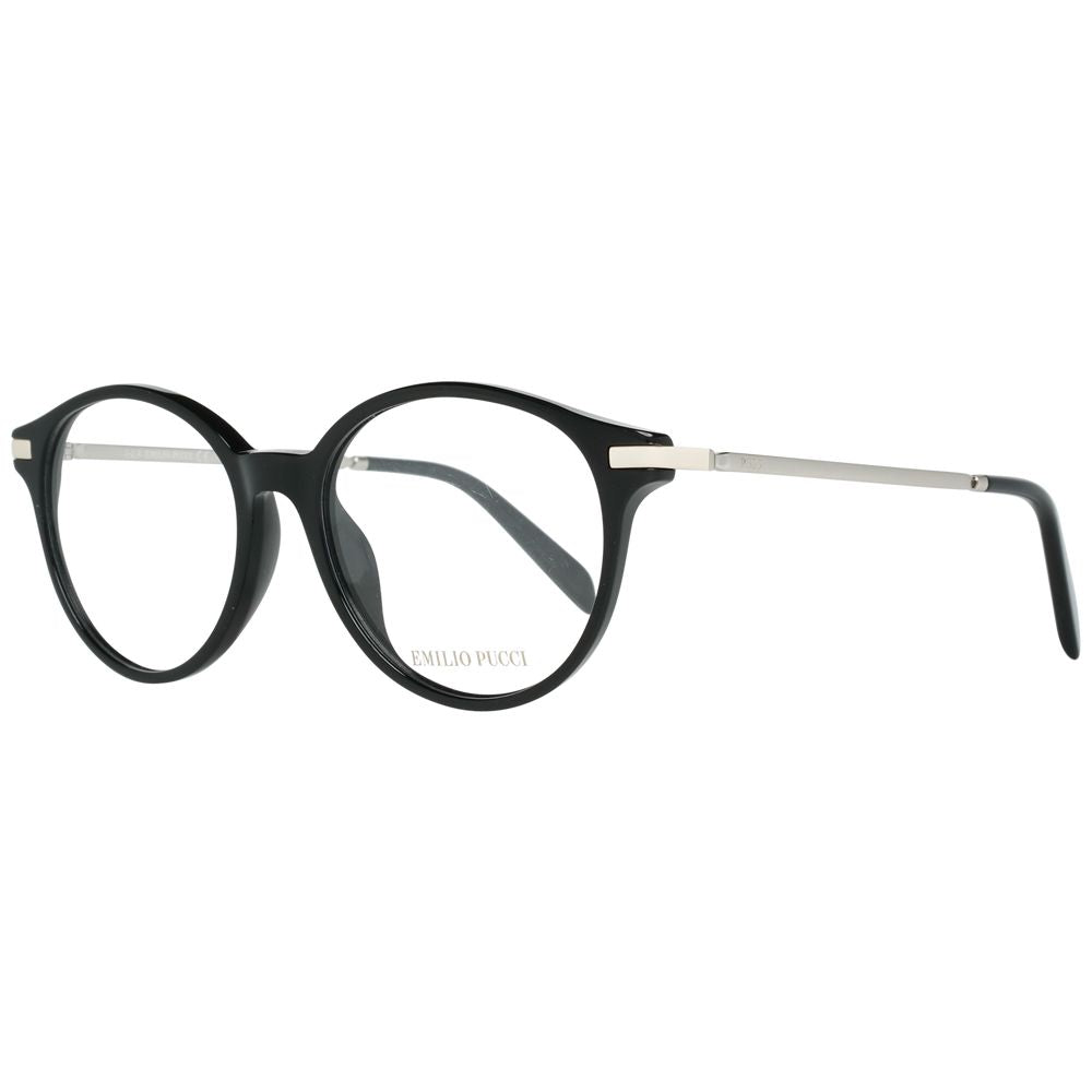 Emilio Pucci Black Metal & Plastic Glasses (Frames) | Regal Royce