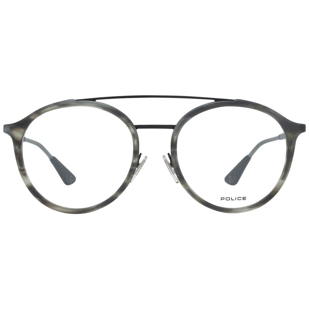 Police Gray Metal & Plastic Glasses (Frames) | Regal Royce
