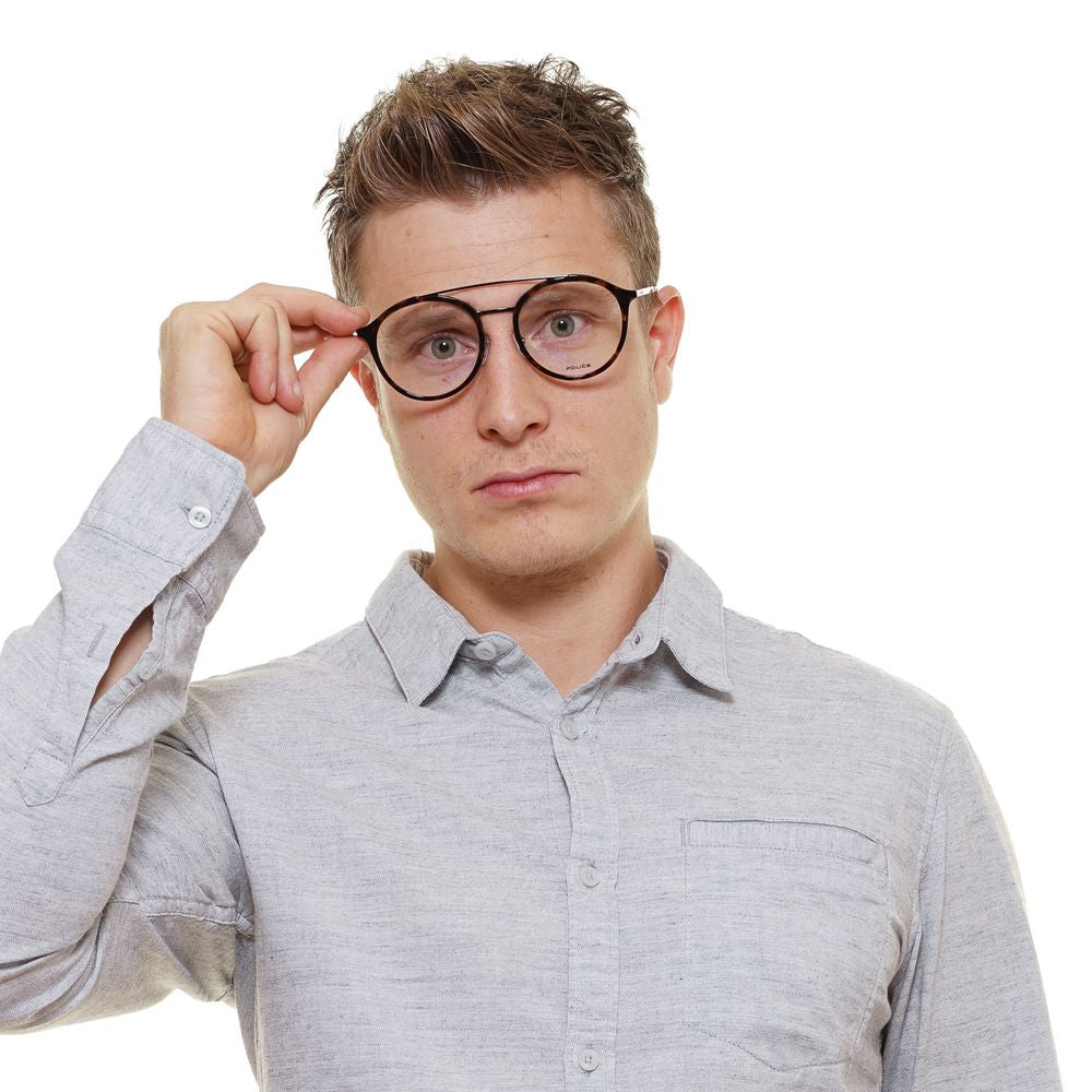 Police Brown Metal & Plastic Glasses (Frames) | Regal Royce