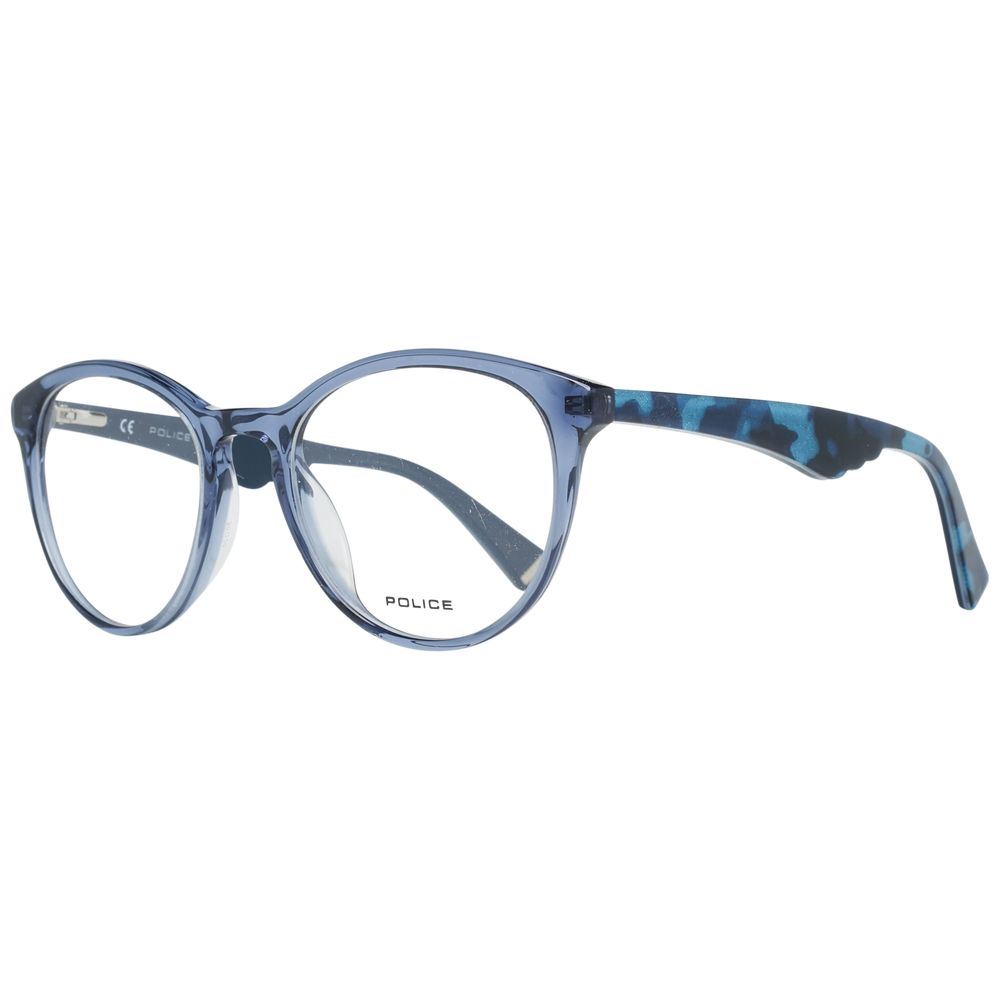 Police Blue Plastic Glasses (Frames) | Regal Royce
