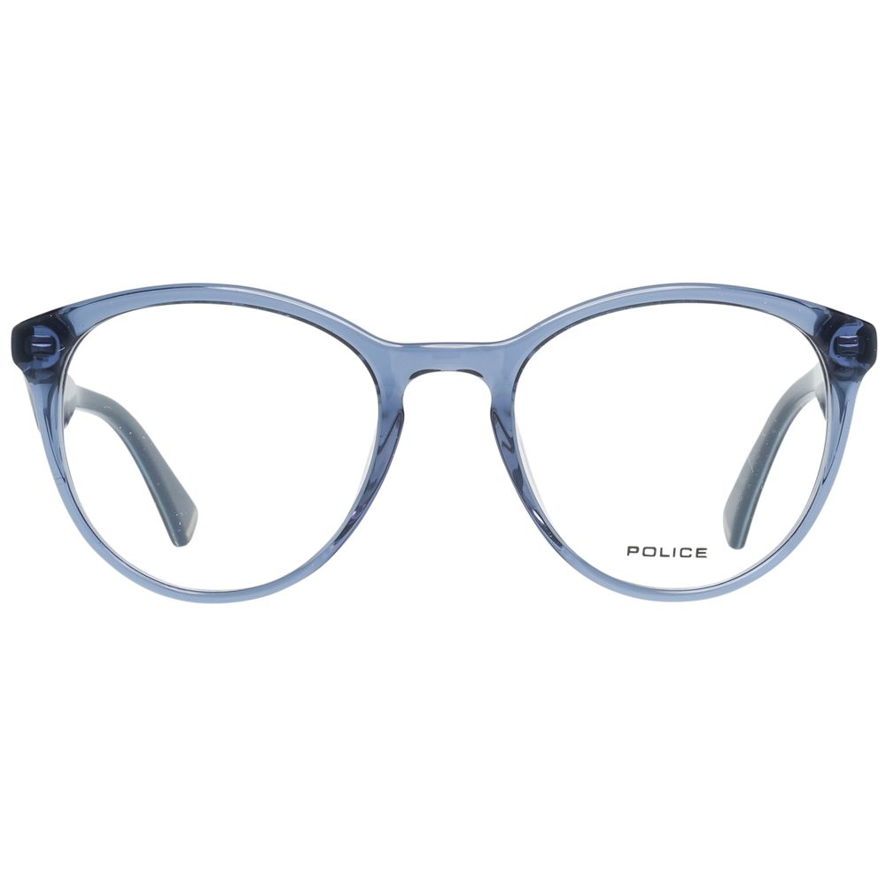 Police Blue Plastic Glasses (Frames) | Regal Royce