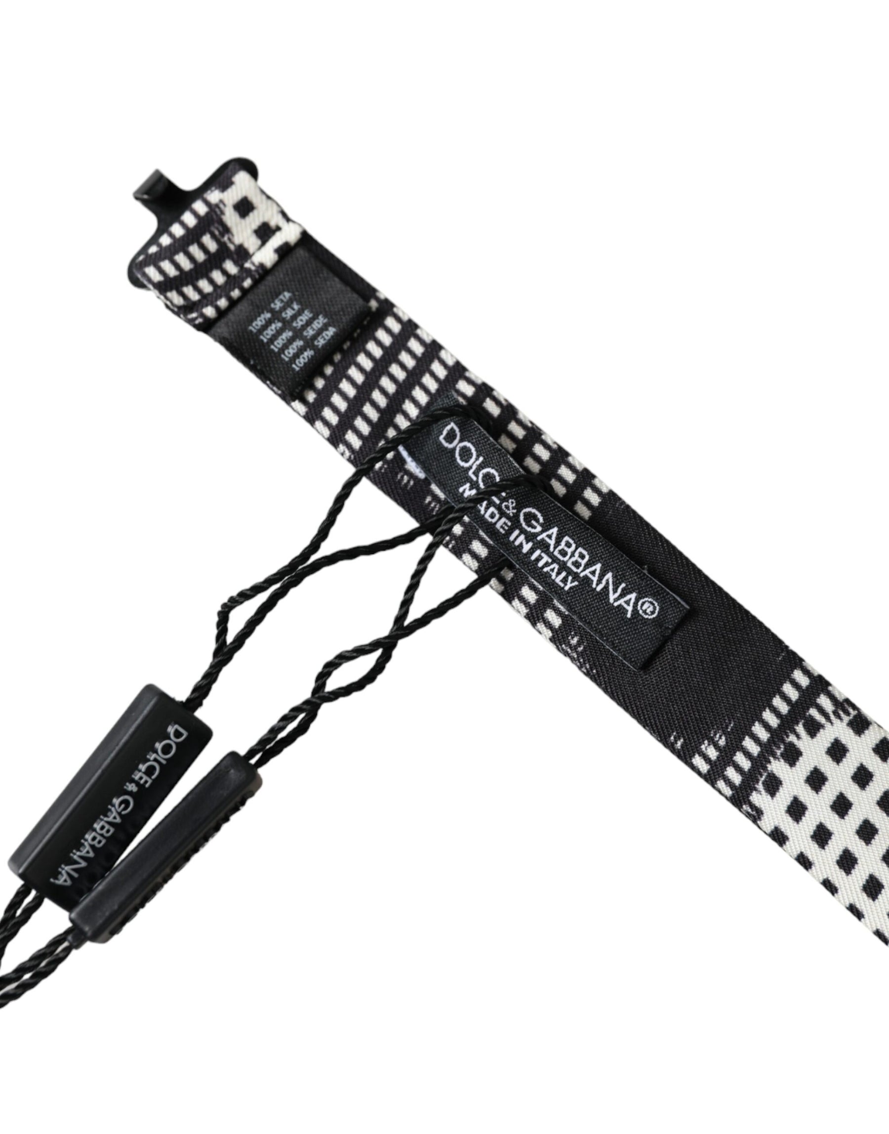 Dolce & Gabbana Multicolor Silk Polka Dot Adjustable Neck Men Papillon Bow Tie | Regal Royce