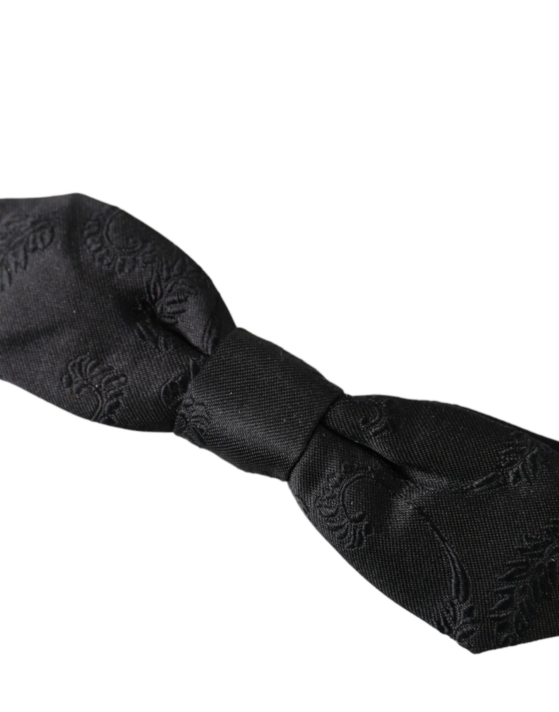 Dolce & Gabbana Multicolor Fantasy Silk Adjustable Neck Bow Tie | Regal Royce