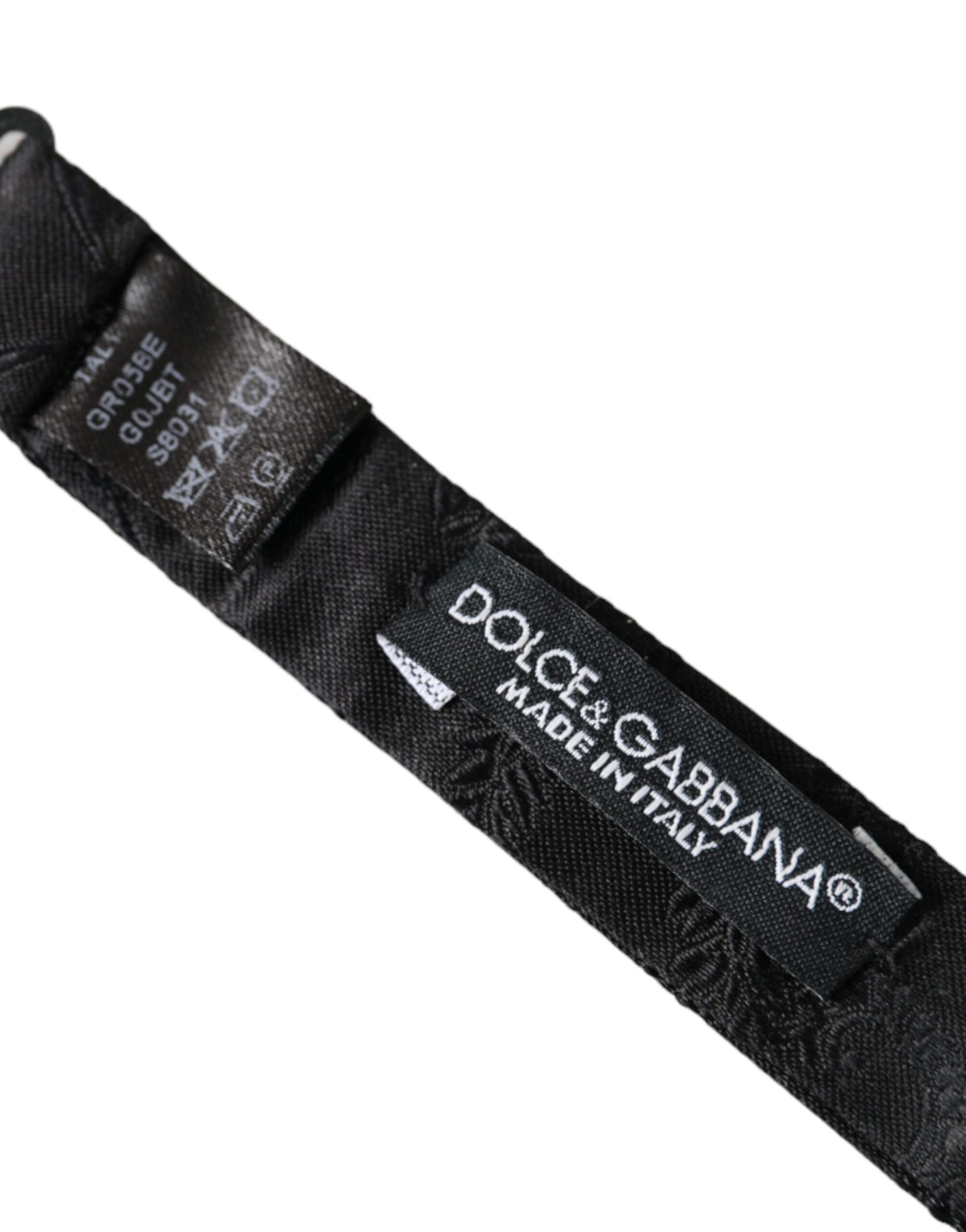 Dolce & Gabbana Multicolor Fantasy Silk Adjustable Neck Bow Tie | Regal Royce