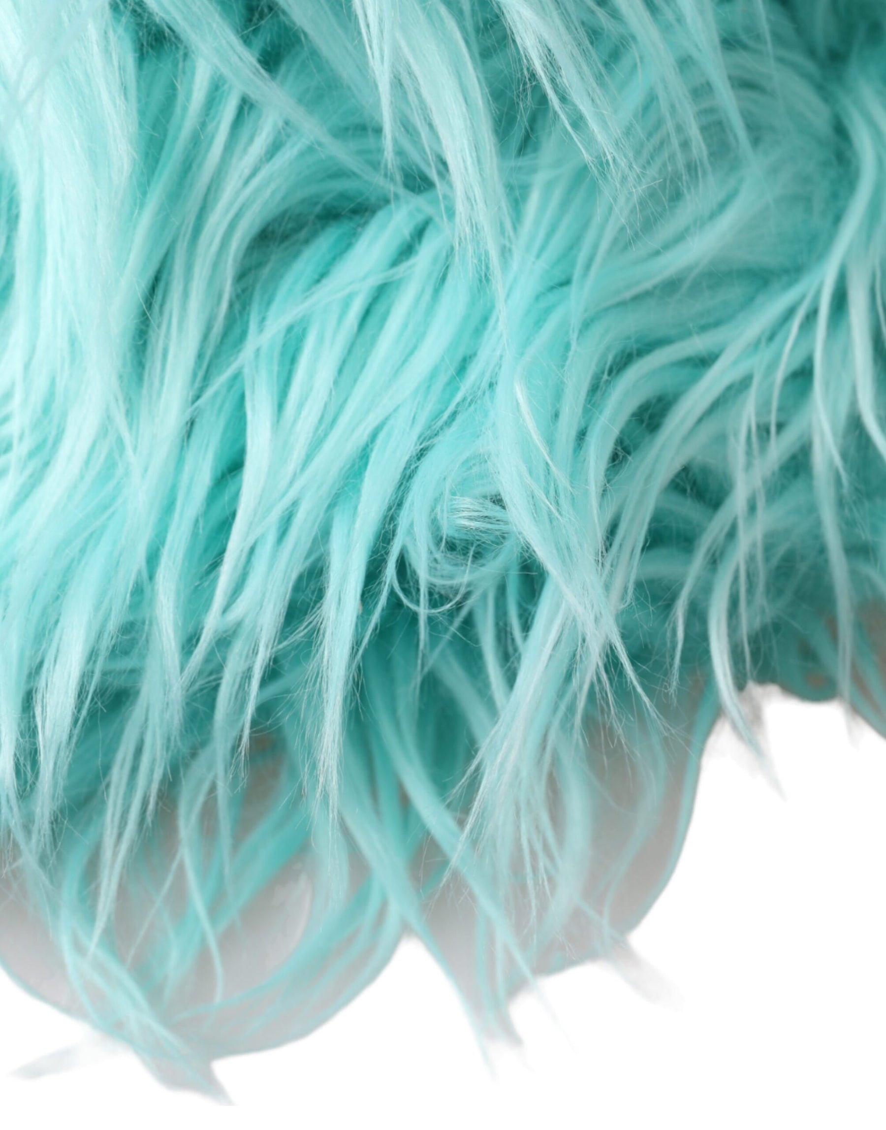 Dolce & Gabbana Mint Green Acrylic Fur Womens Bucket Hat | Regal Royce