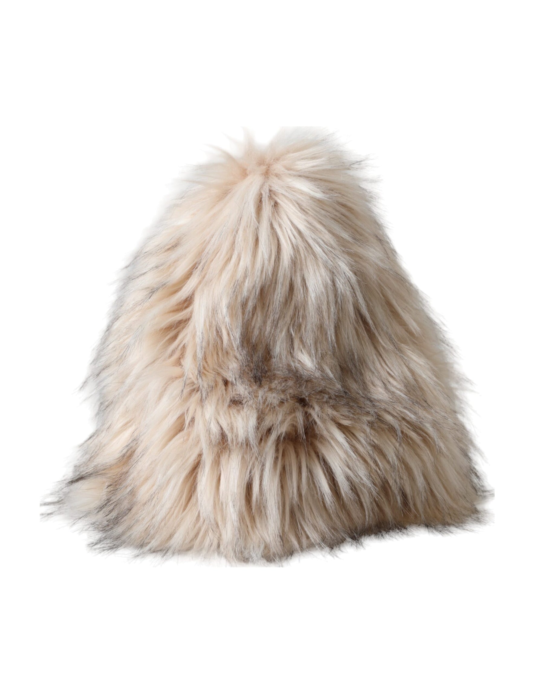 Dolce & Gabbana Beige Acrylic Fur Women Bucket Hat | Regal Royce