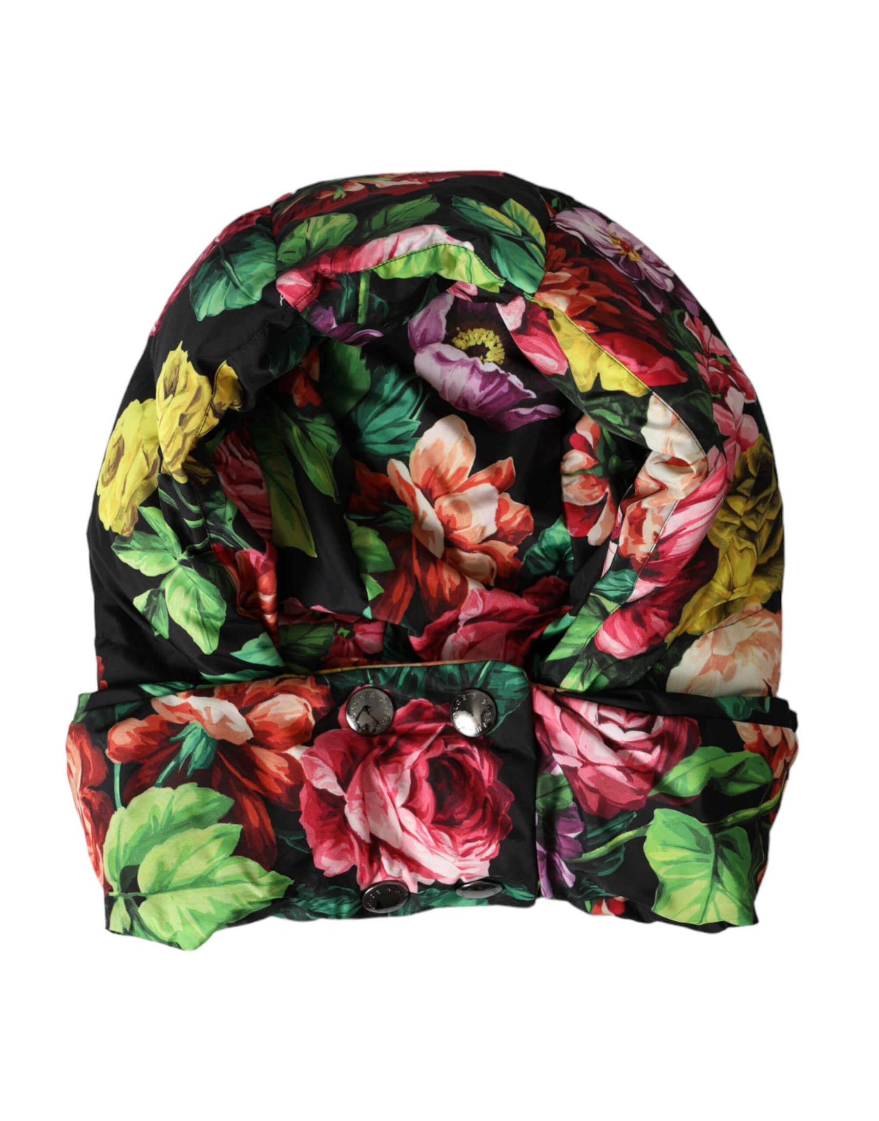 Dolce & Gabbana Hat Multicolor Floral Whole Head Wrap Hat | Regal Royce