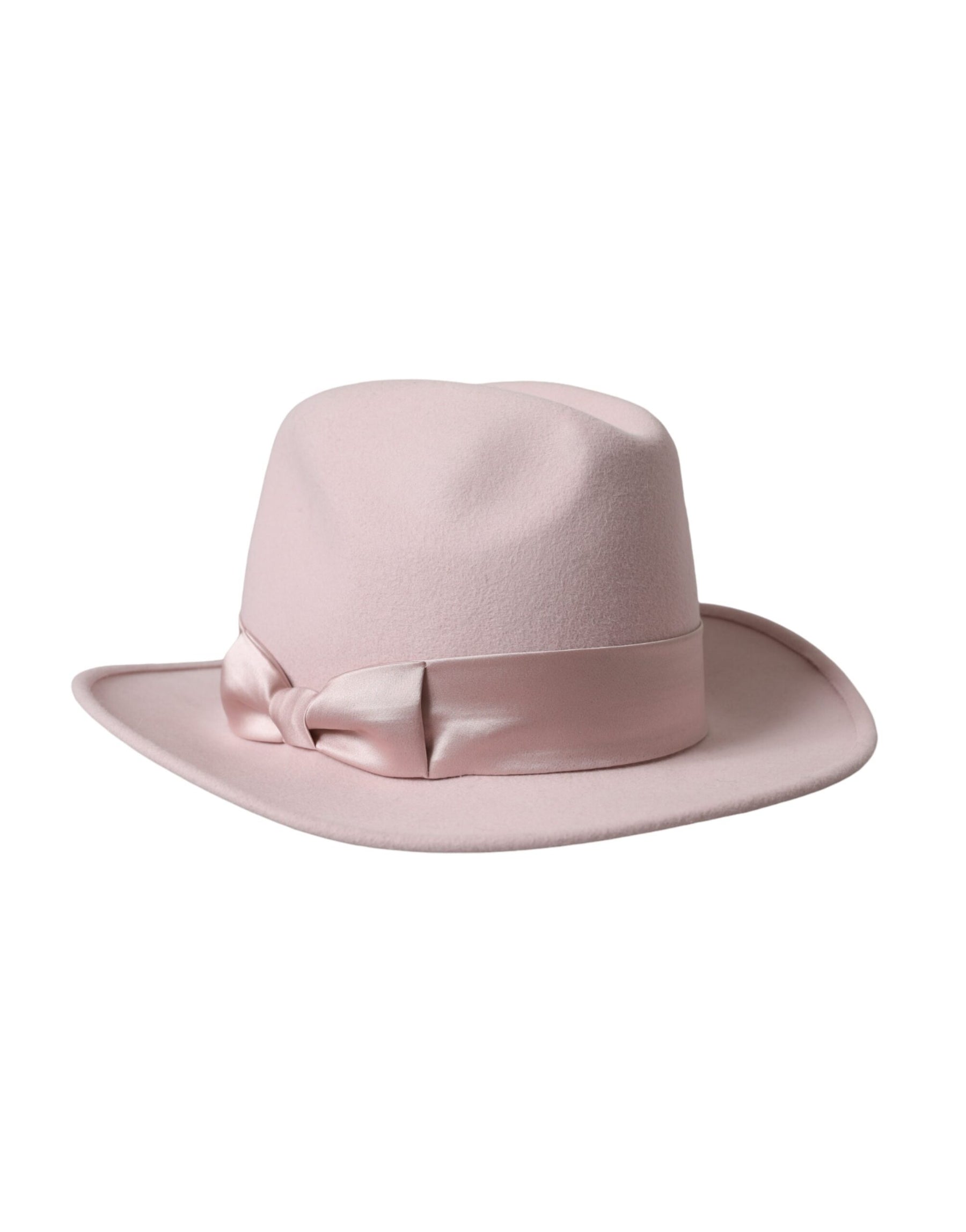 Dolce & Gabbana Pink Rabbit Fedora Trilby Women Hat | Regal Royce