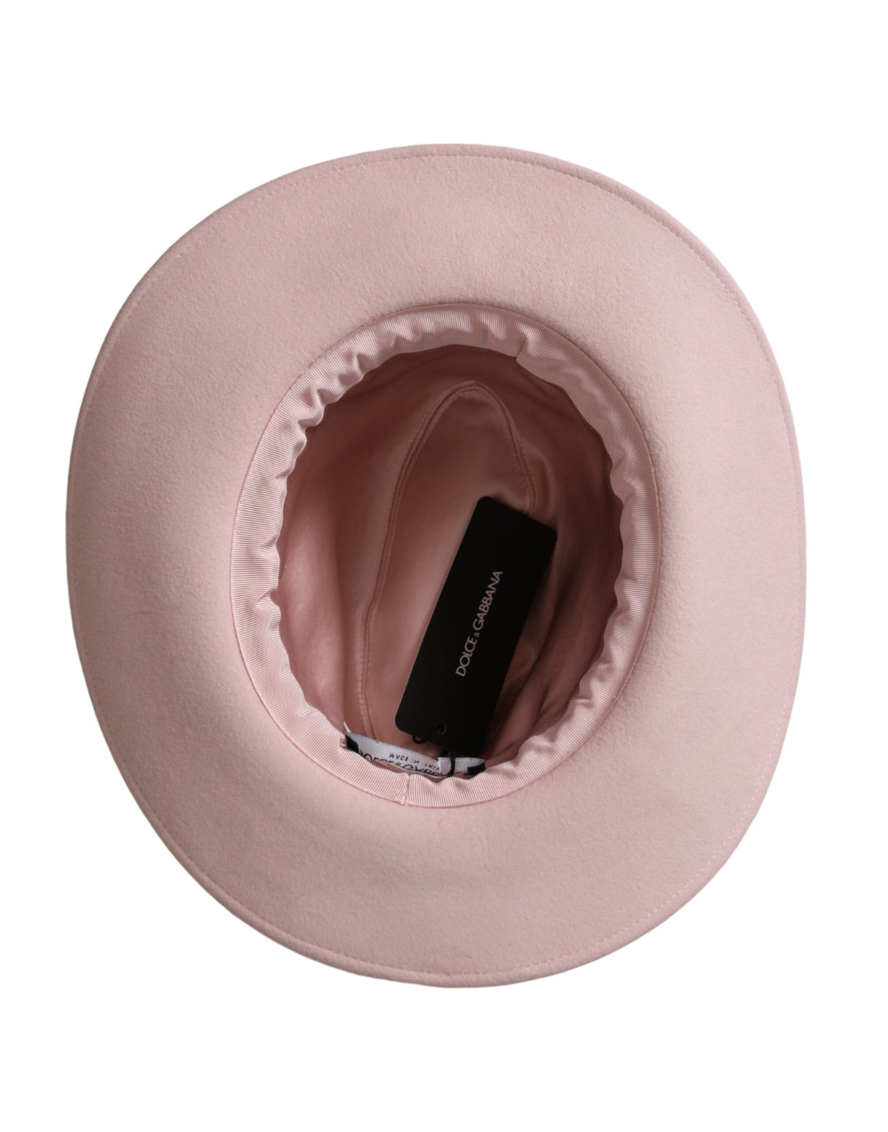 Dolce & Gabbana Pink Rabbit Fedora Trilby Women Hat | Regal Royce