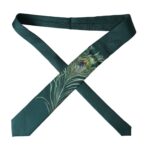 Dolce & Gabbana Green Printed 100% Silk Adjustable Men Tie | Regal Royce