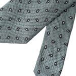 Dolce & Gabbana Green 100% Silk Patterned Adjustable Men Tie | Regal Royce