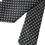 Dolce & Gabbana Black 100% Silk Patterned Adjustable Men Tie | Regal Royce