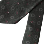Dolce & Gabbana Dark Gray 100% Silk Fantasy Adjustable Men Tie | Regal Royce