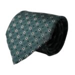 Dolce & Gabbana Green Silk Branded Logo Adjustable Men Tie | Regal Royce