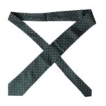 Dolce & Gabbana Green Silk Branded Logo Adjustable Men Tie | Regal Royce