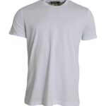 Dolce & Gabbana White Cotton Roundneck Short Sleeve T-shirt | Regal Royce