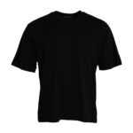 Dolce & Gabbana Black Cotton Round Neck Short Sleeves T-shirt | Regal Royce