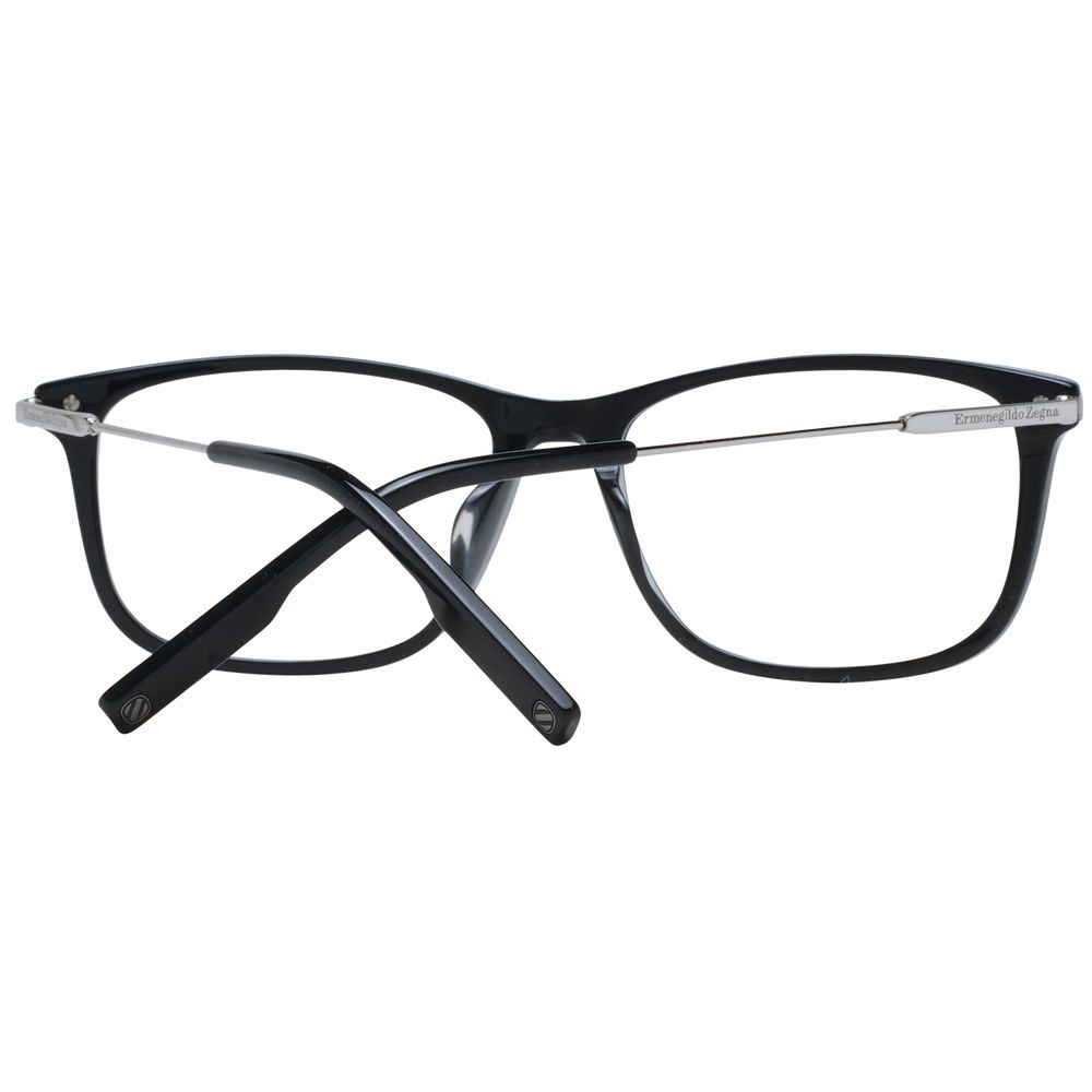 Ermenegildo Zegna Black Plastic Glasses (Frames) | Regal Royce
