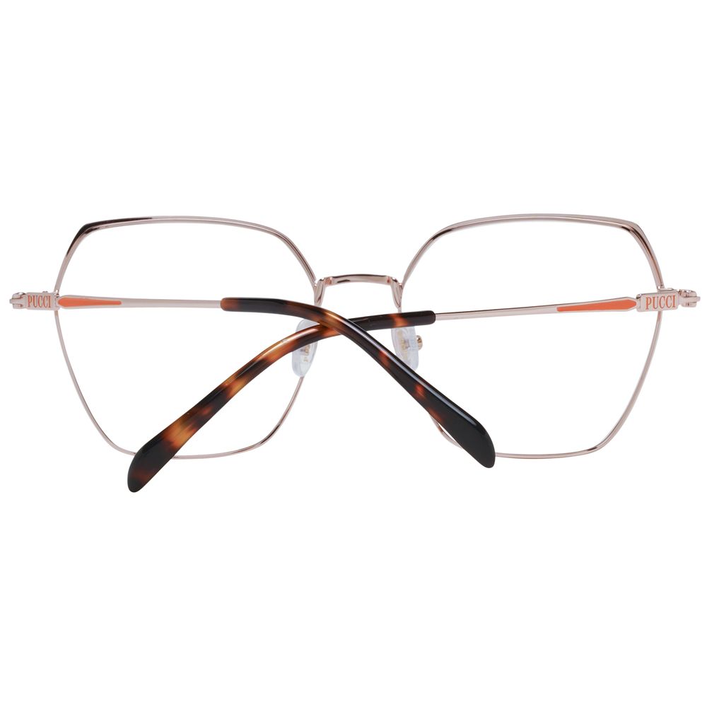 Emilio Pucci Rose Gold Metal Glasses (Frames) | Regal Royce