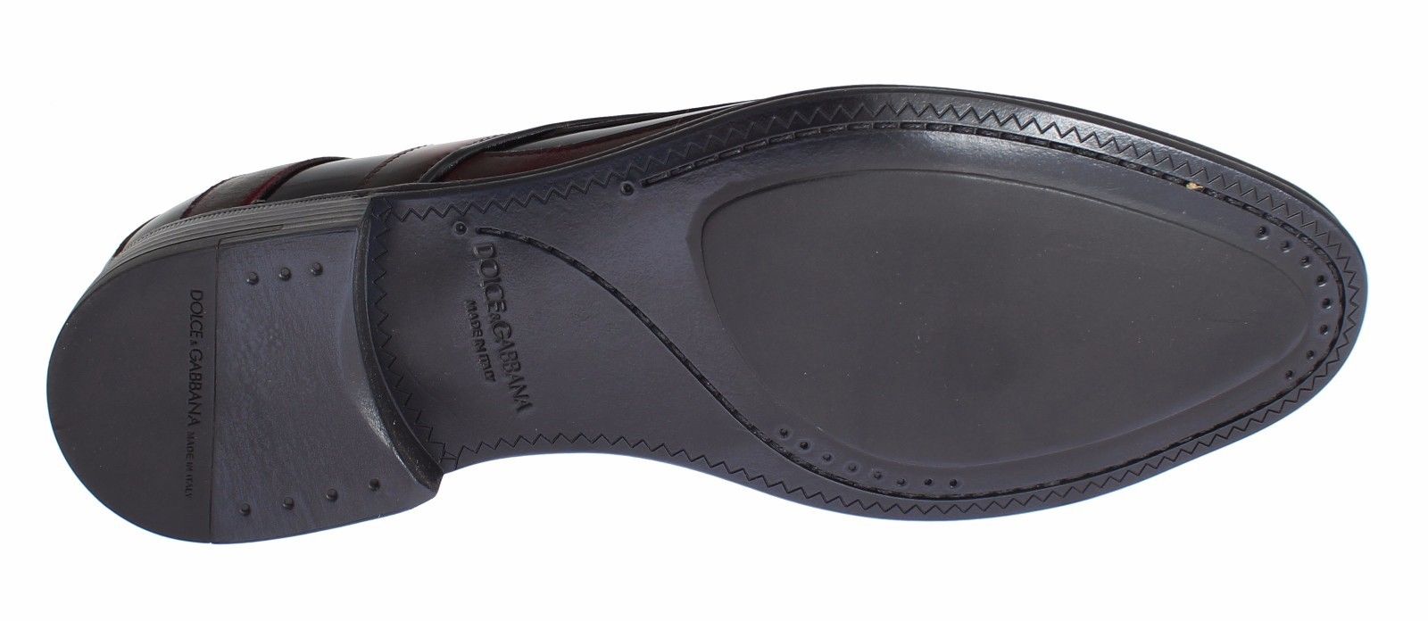Dolce & Gabbana Black Bordeaux Leather Dress Formal Shoes | Regal Royce