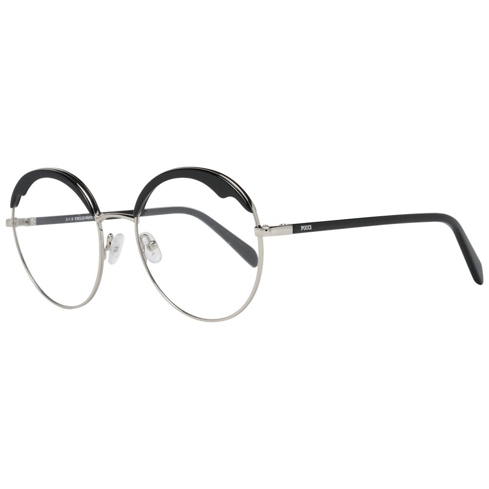 Emilio Pucci Black Metal & Plastic Glasses (Frames) | Regal Royce