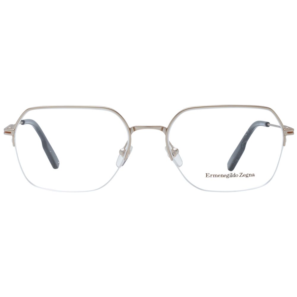 Ermenegildo Zegna Silver Metal Glasses (Frames) | Regal Royce