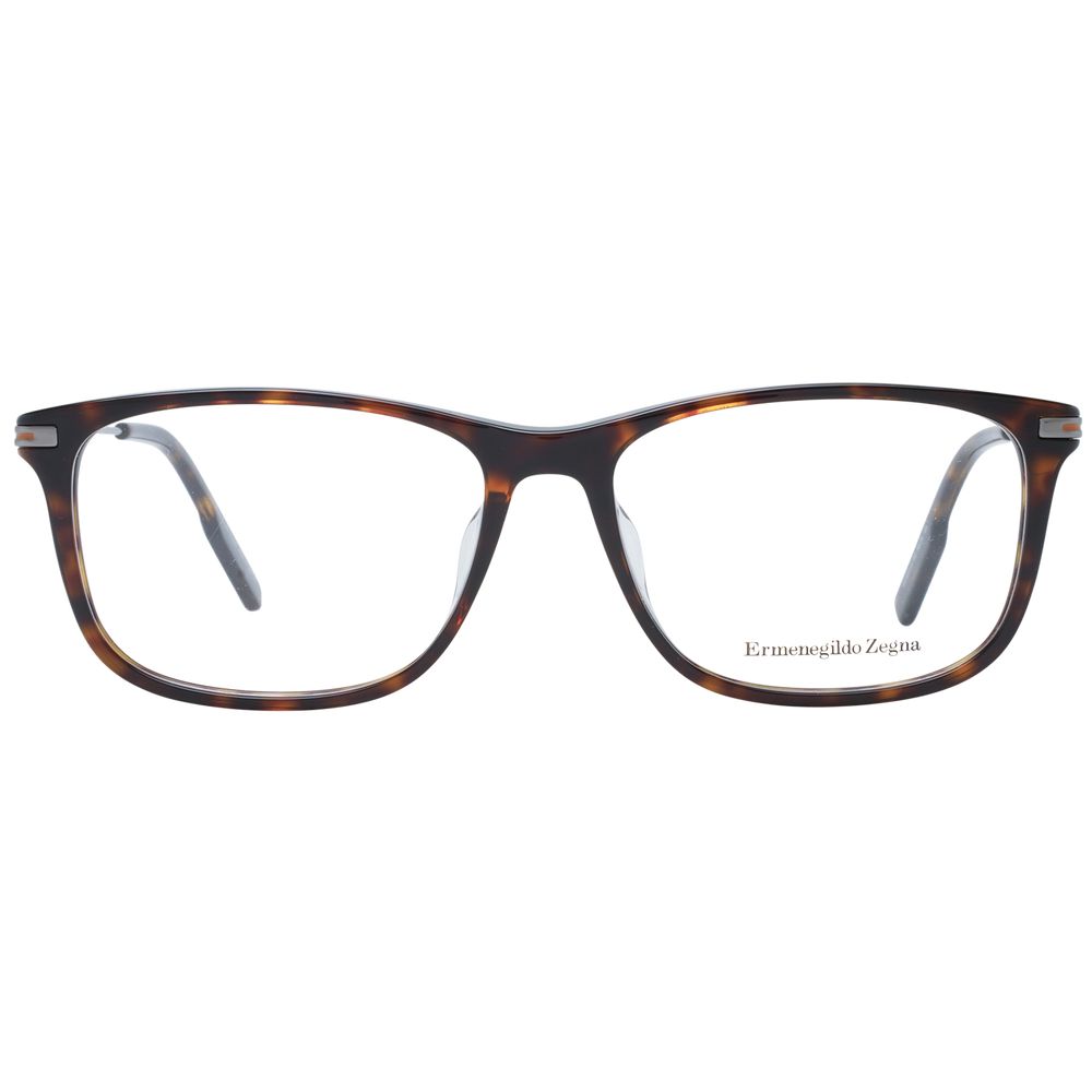 Ermenegildo Zegna Brown Plastic Glasses (Frames) | Regal Royce