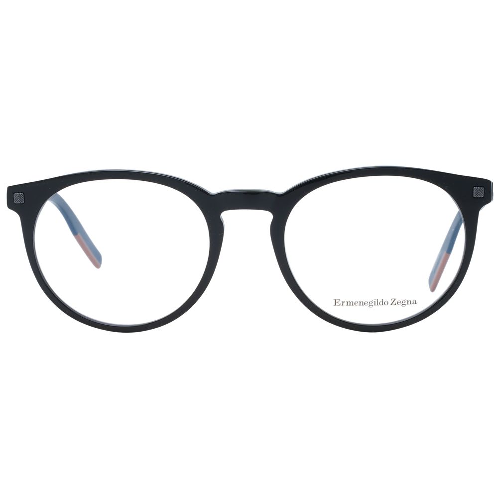 Ermenegildo Zegna Black Plastic Glasses (Frames) | Regal Royce