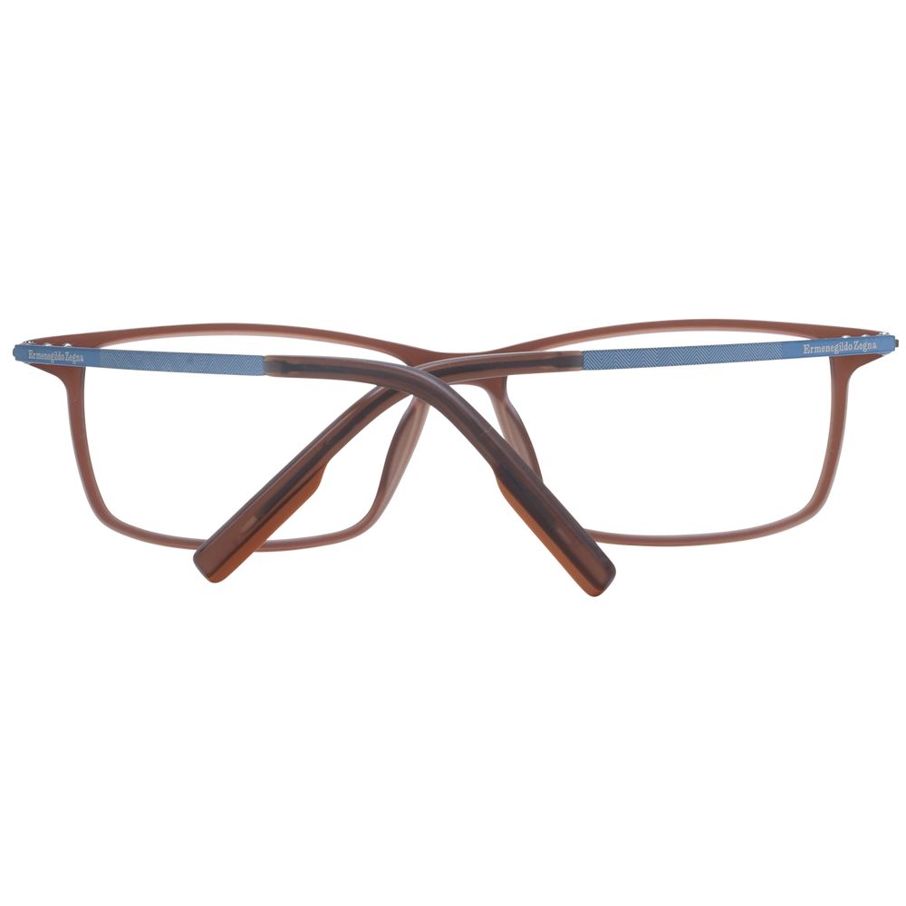 Ermenegildo Zegna Brown Plastic Glasses (Frames) | Regal Royce