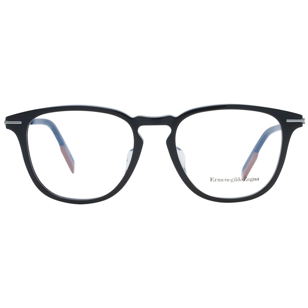 Ermenegildo Zegna Black Plastic Glasses (Frames) | Regal Royce