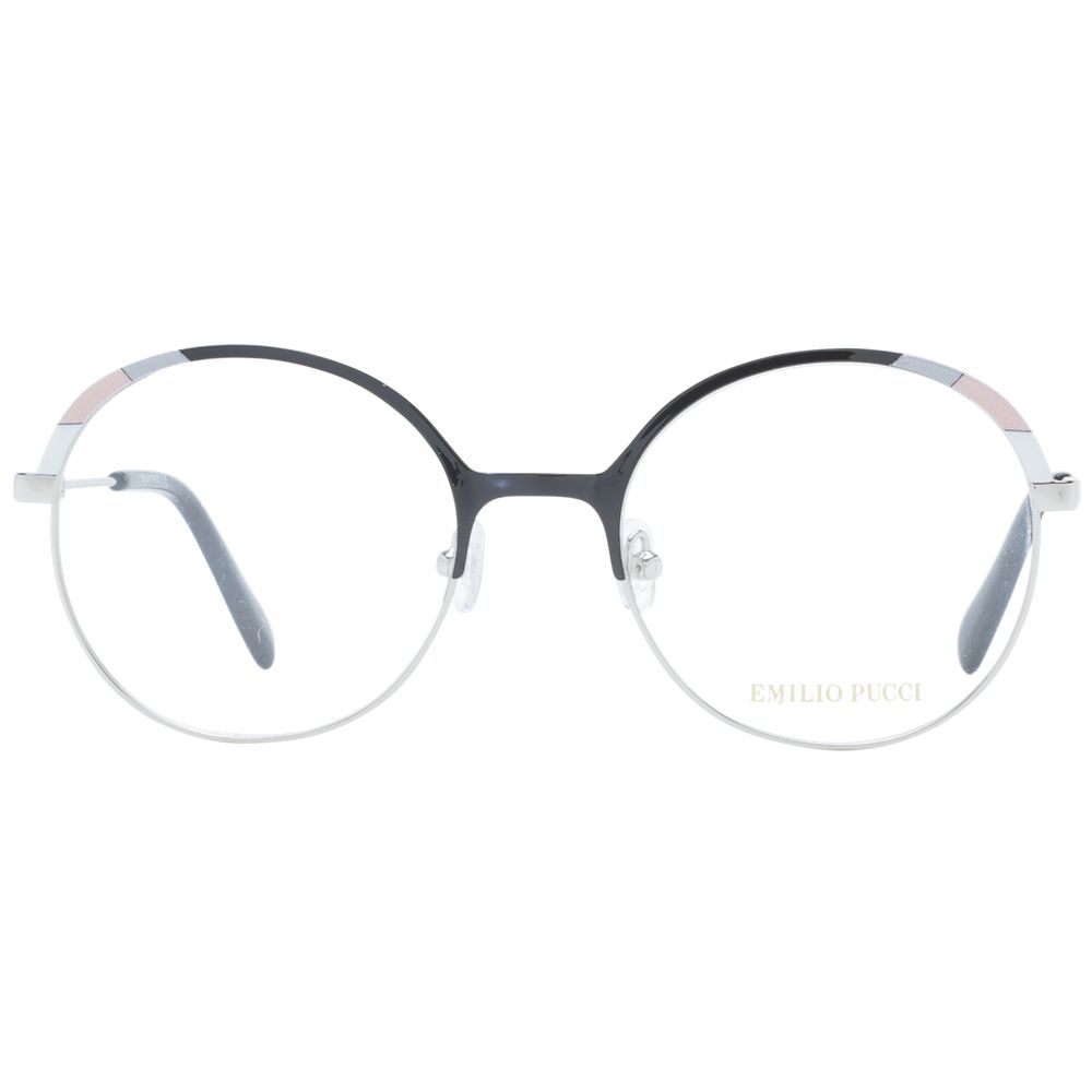 Emilio Pucci Black Metal Glasses (Frames) | Regal Royce
