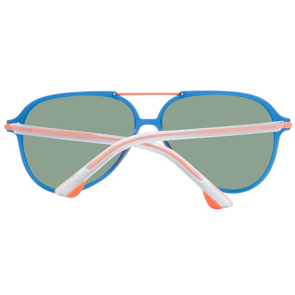 Police Blue Plastic Sunglasses | Regal Royce