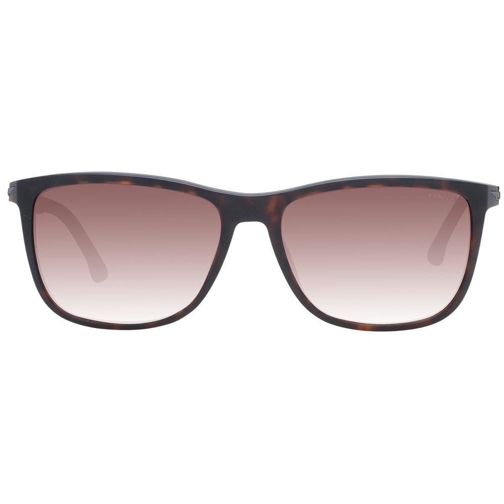 Police Brown Acetate & Plastic Sunglasses | Regal Royce