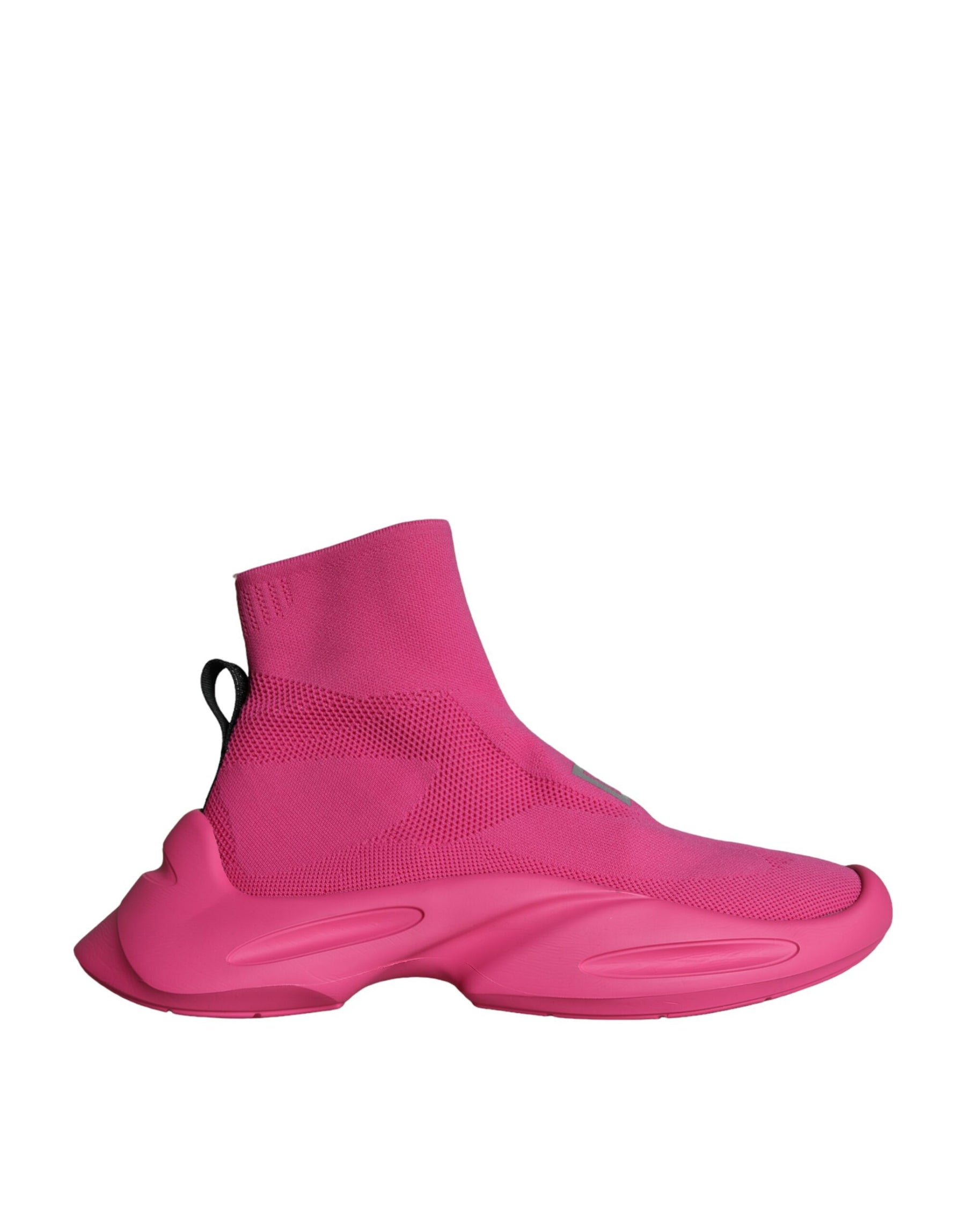 Dolce & Gabbana Pink Logo Print Slip On Socks Sneakers Shoes | Regal Royce