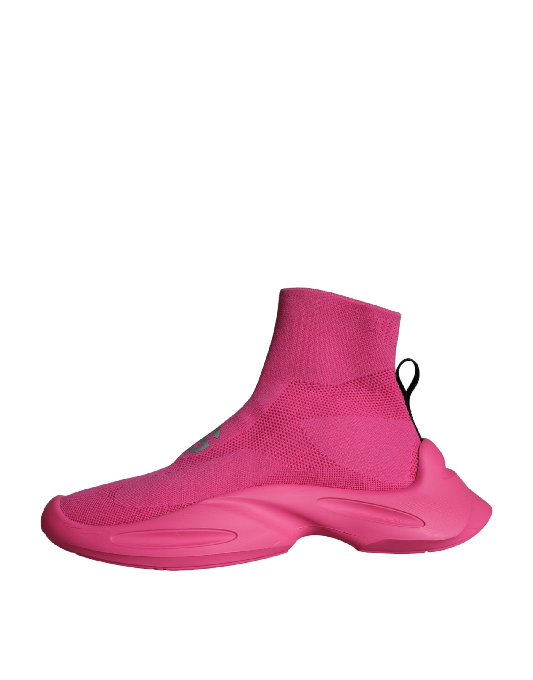 Dolce & Gabbana Pink Logo Print Slip On Socks Sneakers Shoes | Regal Royce