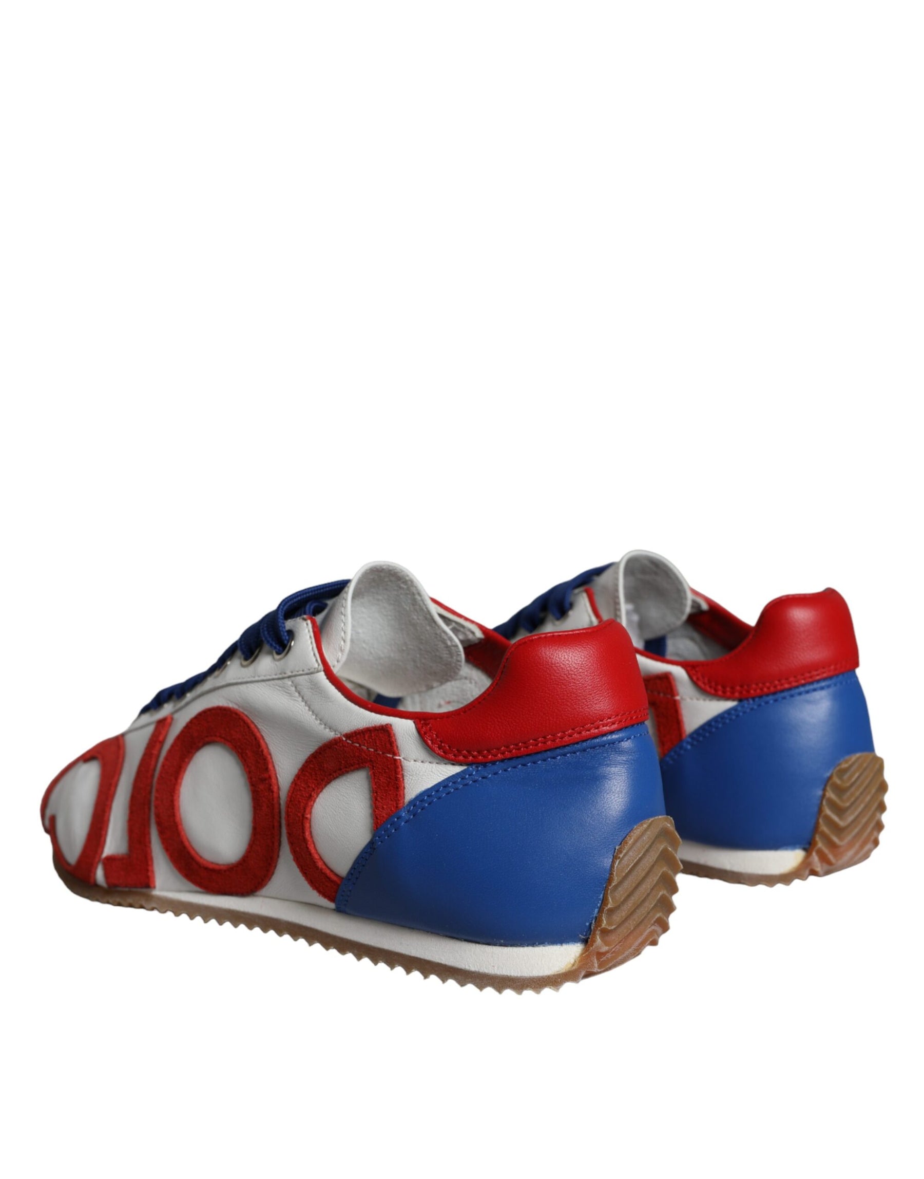 Dolce & Gabbana Multicolor Leather Logo Casual Sneakers Shoes | Regal Royce