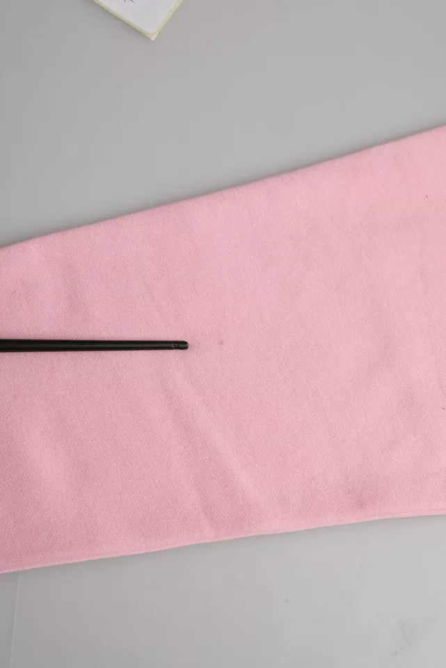 Philippe Model Pink Cotton Logo Print Long Sleeves Pullover Sweater | Regal Royce