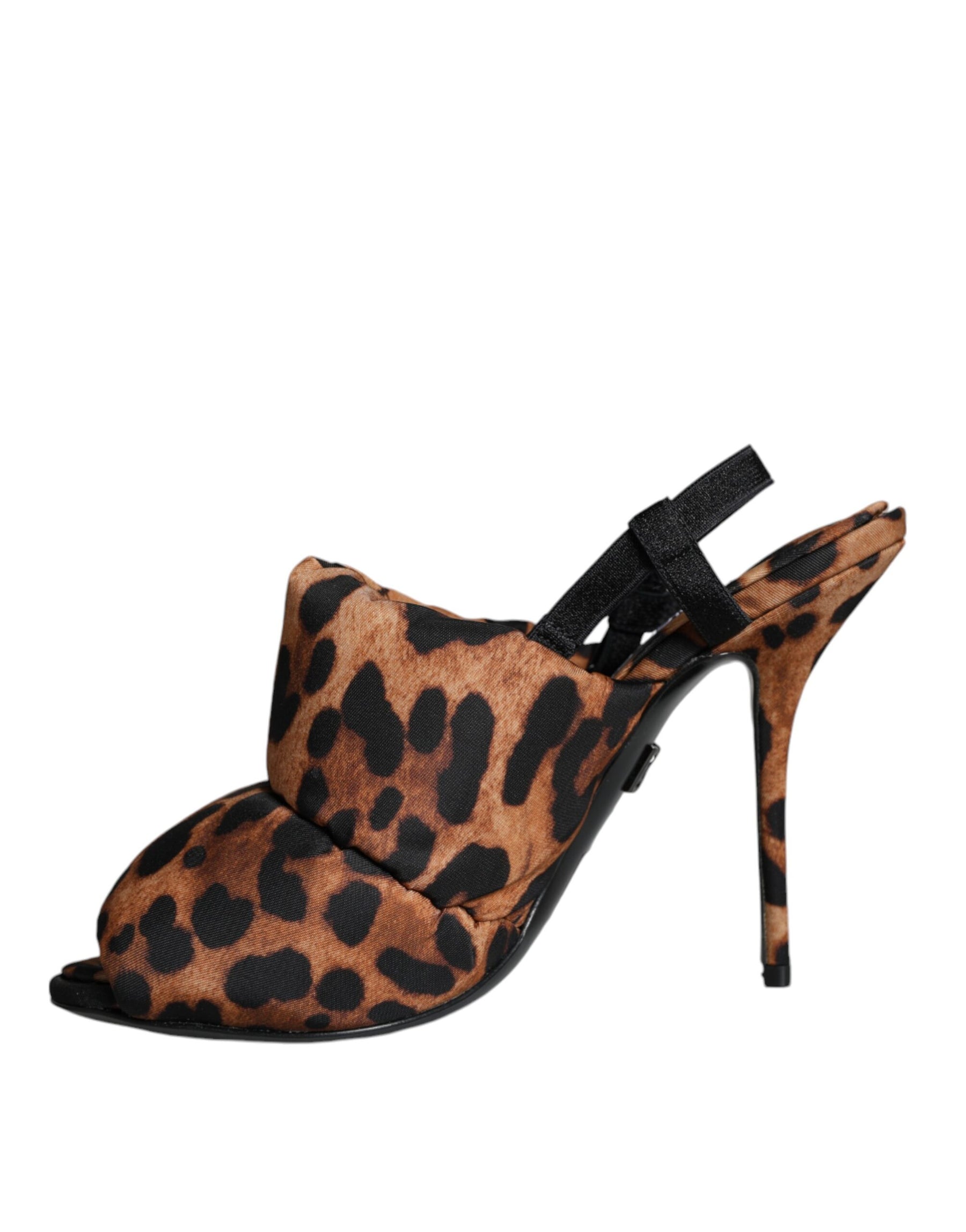 Dolce & Gabbana Brown Leopard Keira Slingback Sandals Shoes | Regal Royce