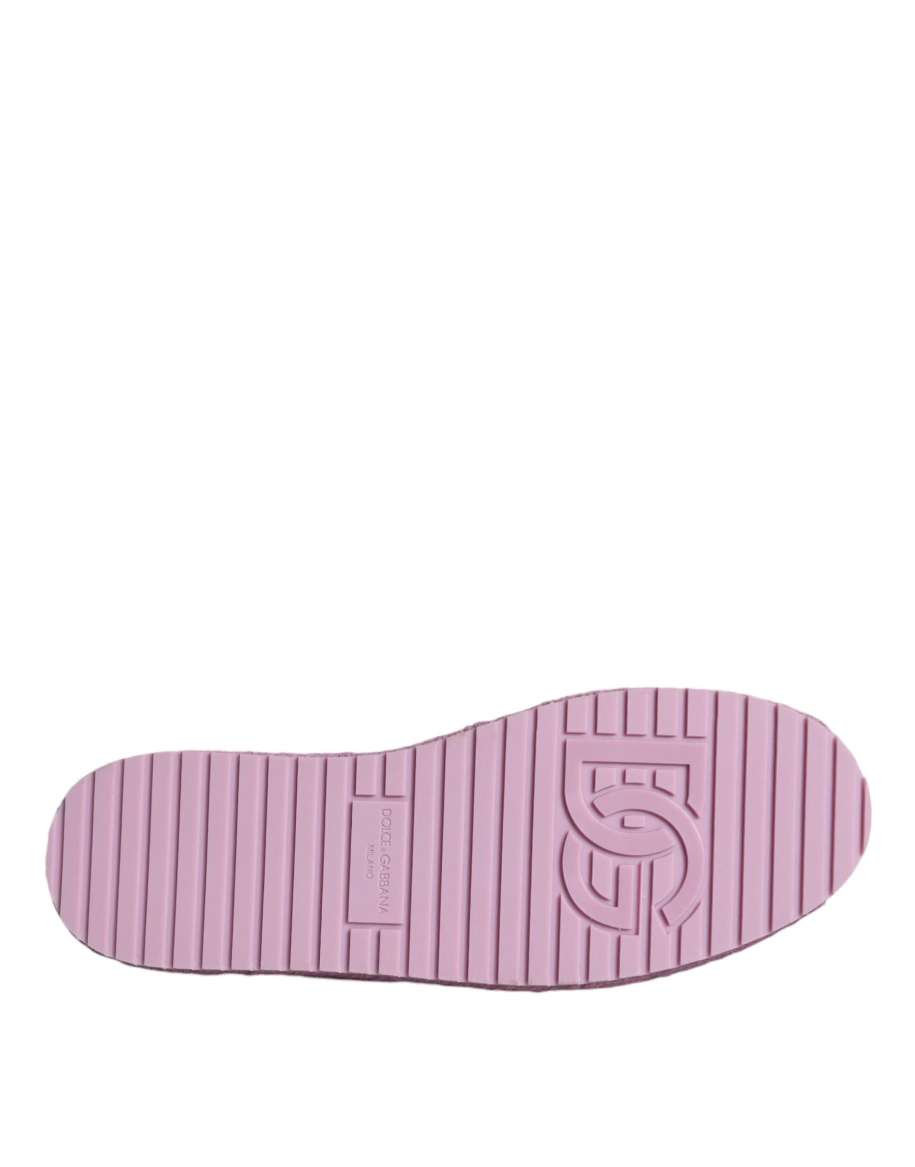 Dolce & Gabbana Multicolor Canvas Floral Espadrilles Sneakers Shoes | Regal Royce