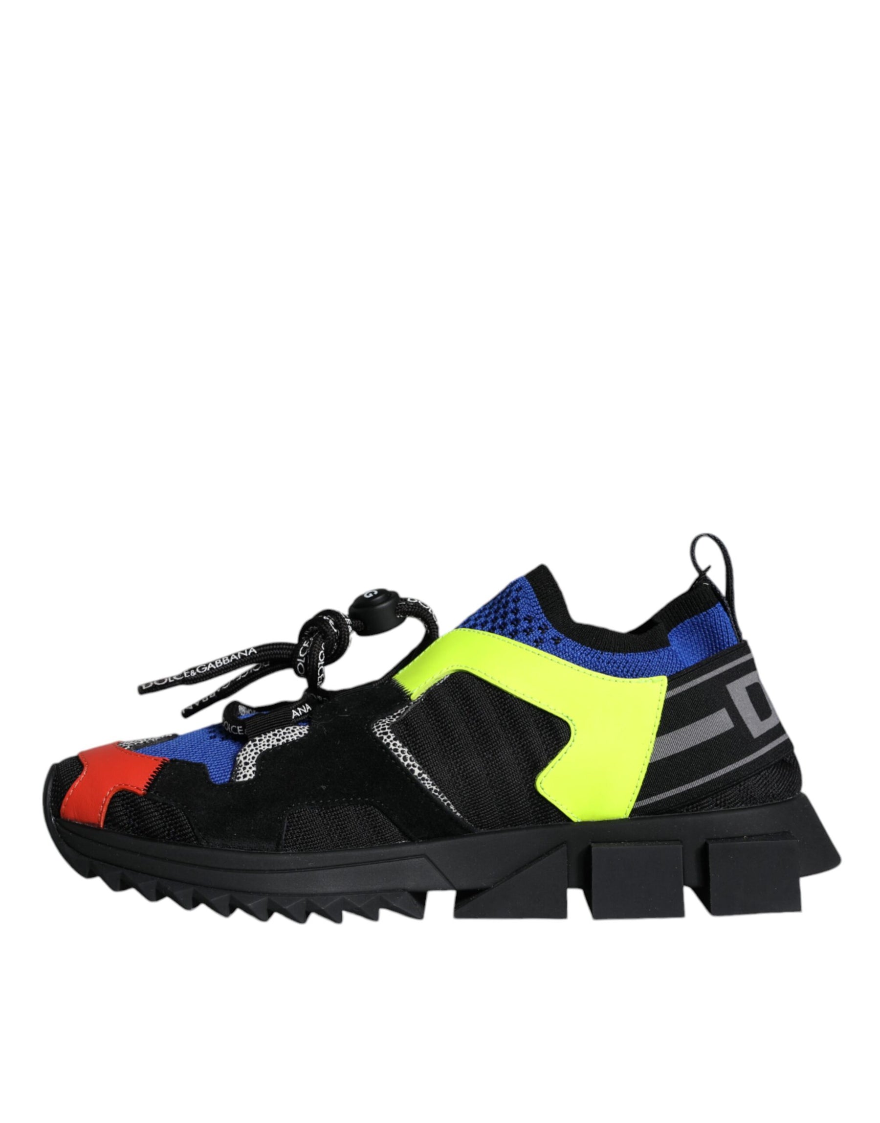 Dolce & Gabbana Multicolor Mesh Sorrento Trekking Sneakers Shoes | Regal Royce