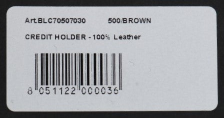 Billionaire Italian Couture Brown Leather Cardholder Wallet | Regal Royce