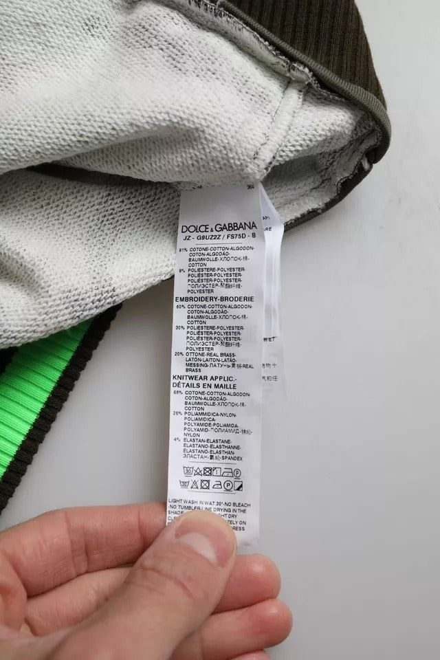 Dolce & Gabbana Multicolor Camouflage Sweatshirt Sweater | Regal Royce