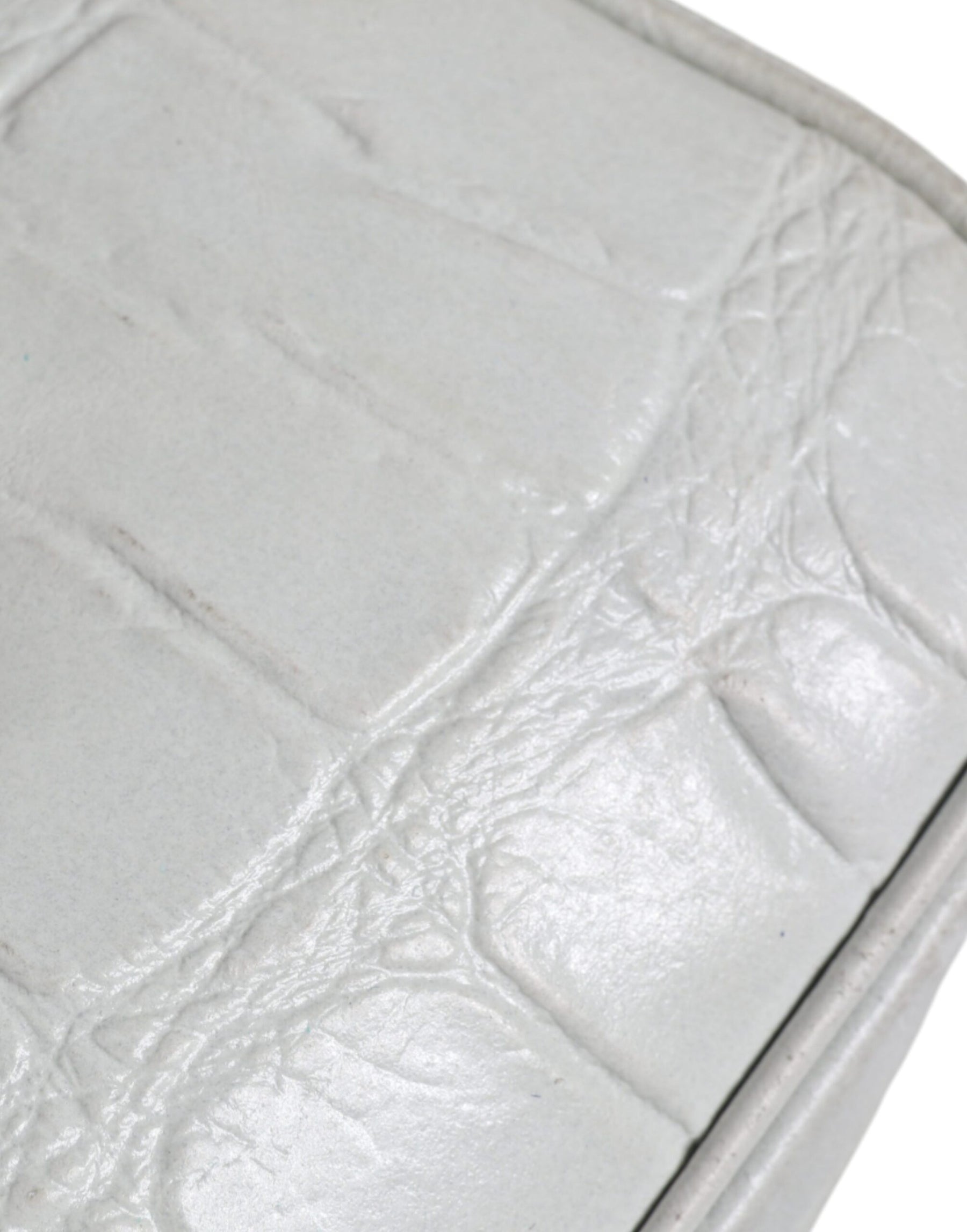 Aniye By White Croc Print Leather Crossbody Sling Bag | Regal Royce