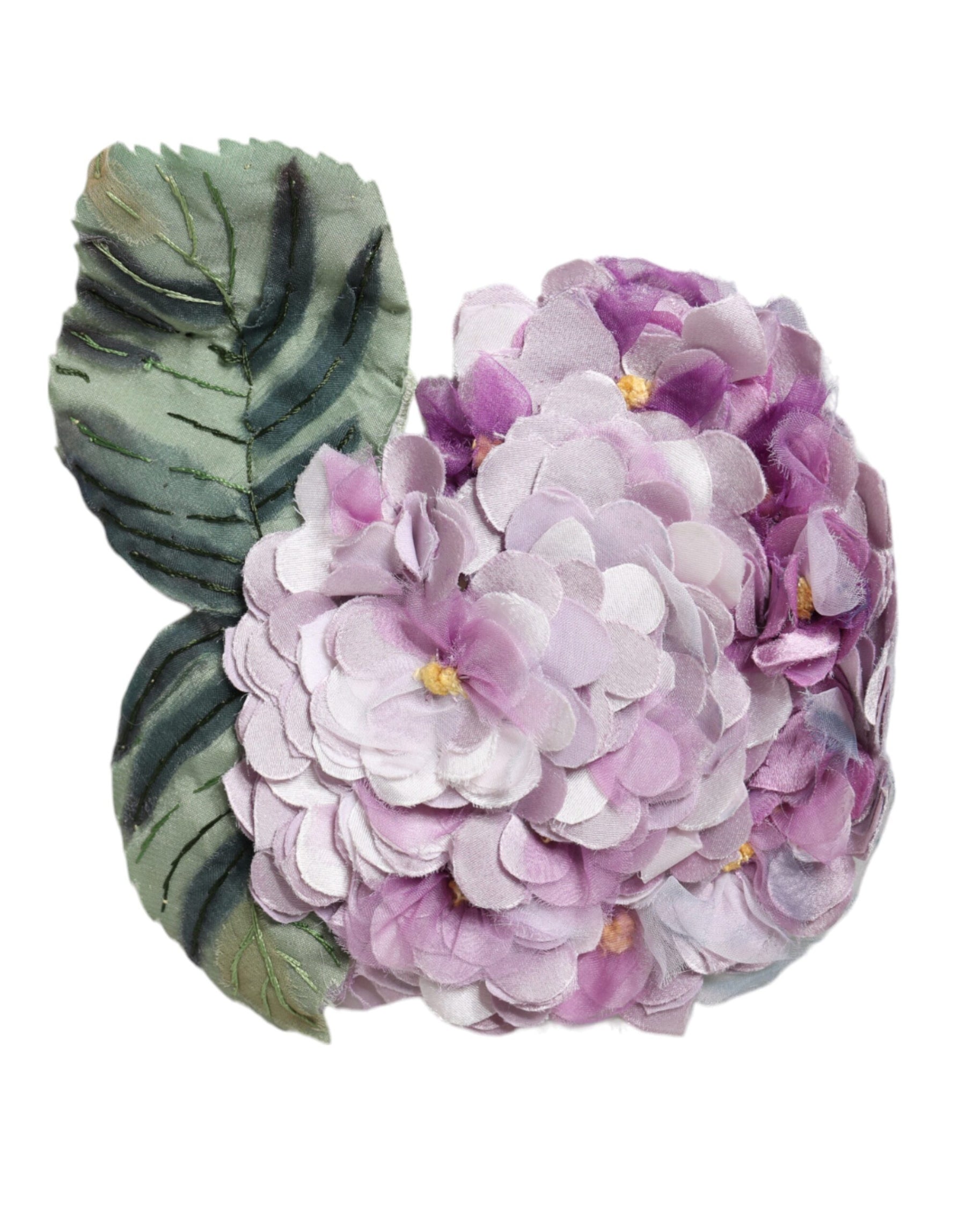 Dolce & Gabbana Multicolor Hydrangea Gold Brass Pin Brooch | Regal Royce