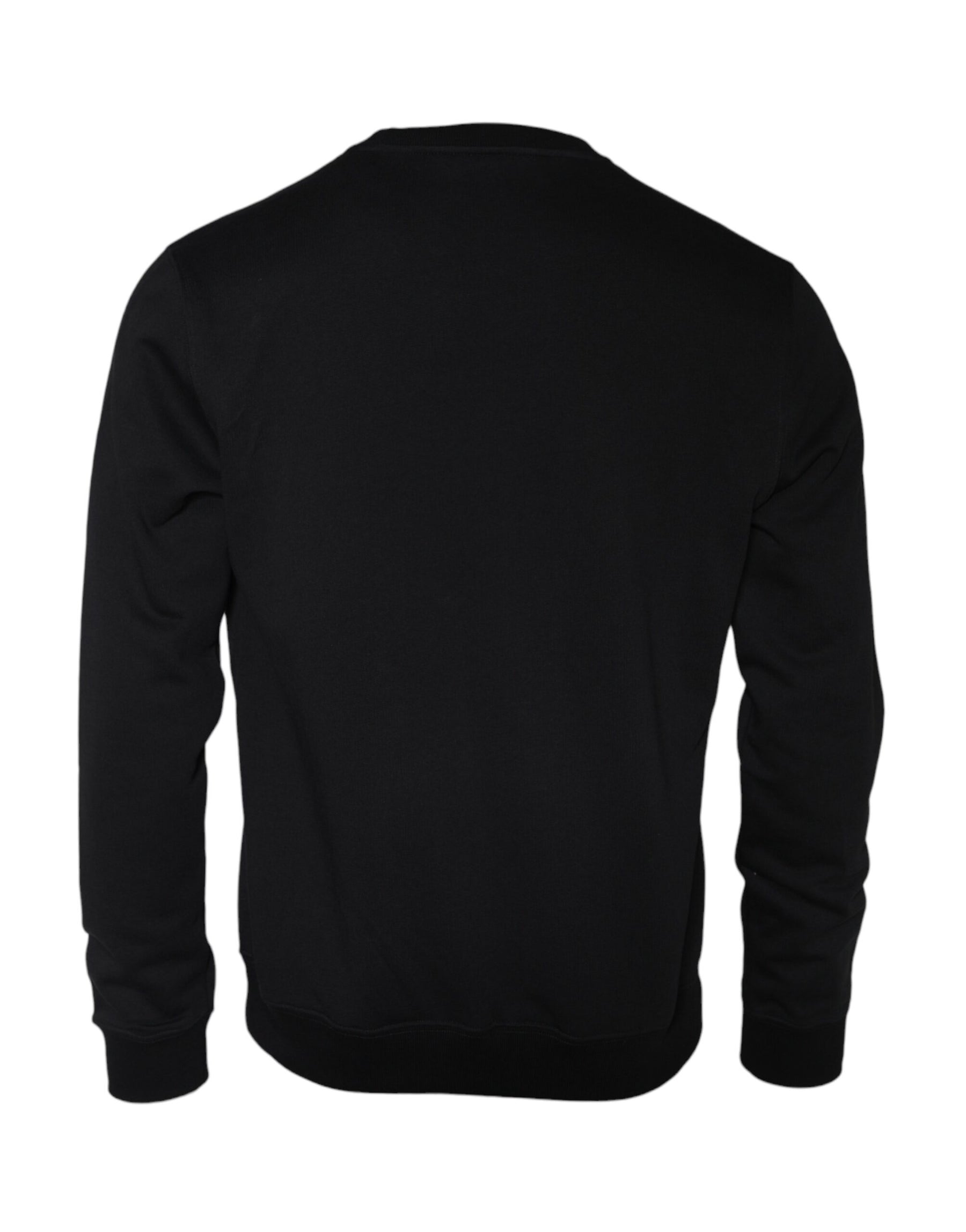 Versace Black Medusa Fleece Cotton Crew Neck Sweatshirt Sweater | Regal Royce