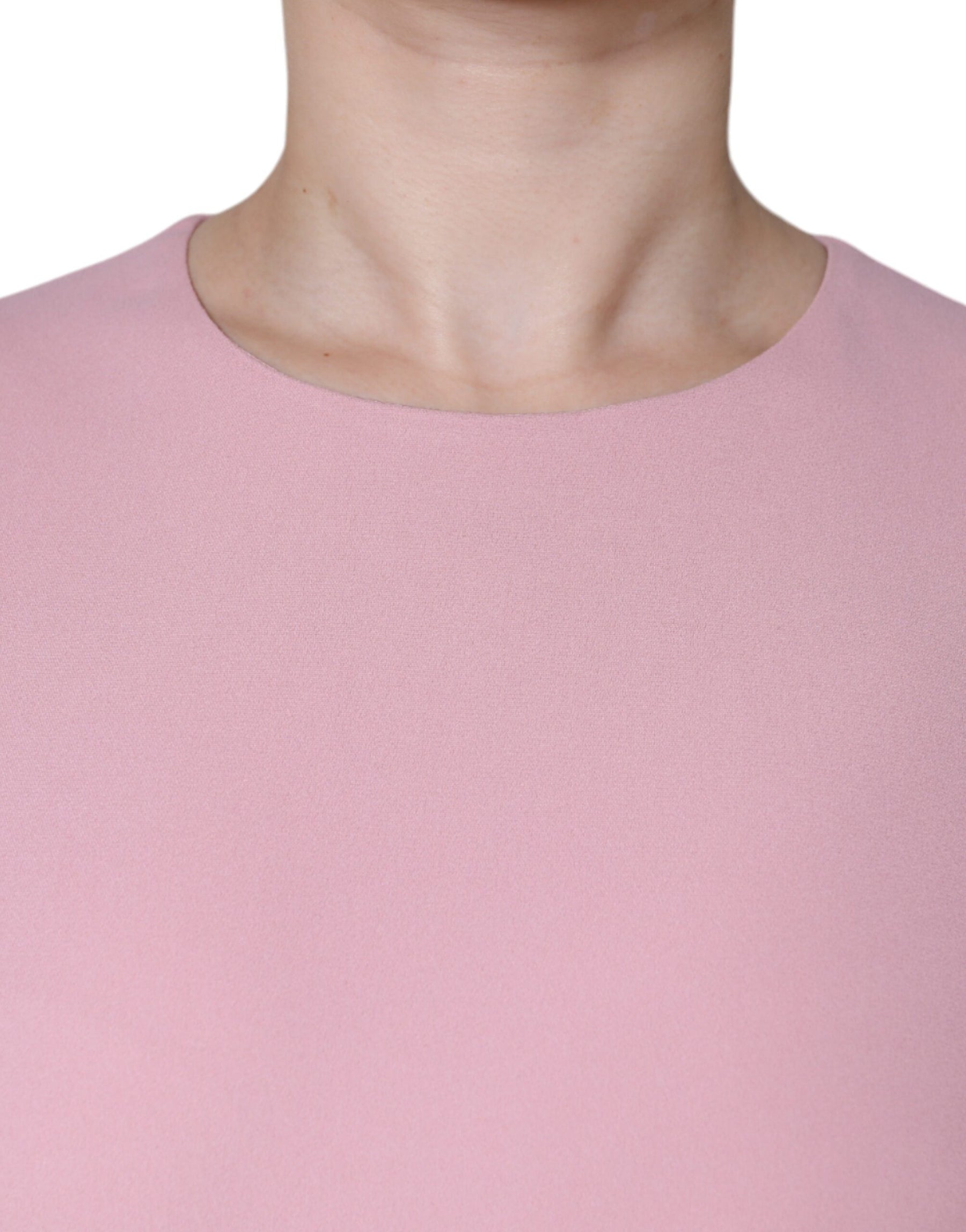 Dolce & Gabbana Pink A-line Viscose 3/4 Sleeves Dress | Regal Royce