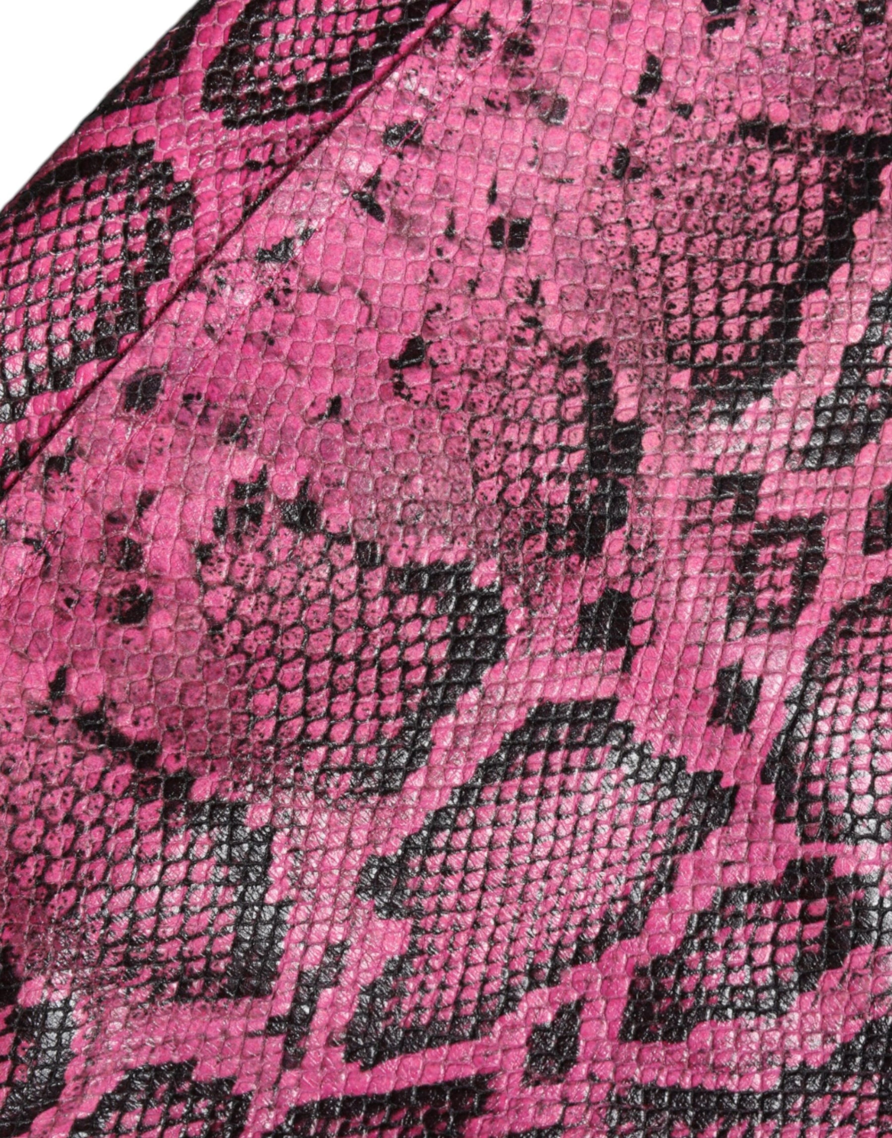 Dolce & Gabbana Pink Leather High Waist Hot Pants Shorts | Regal Royce